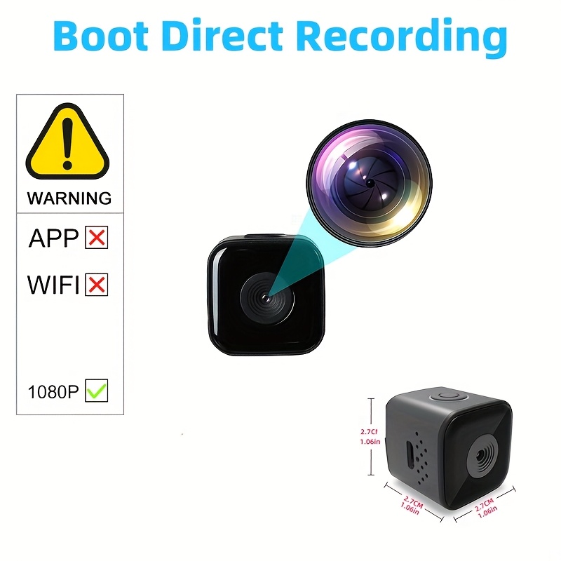 Mini kamera za auto 1080P Full HD AI nocni mod - Slika 3