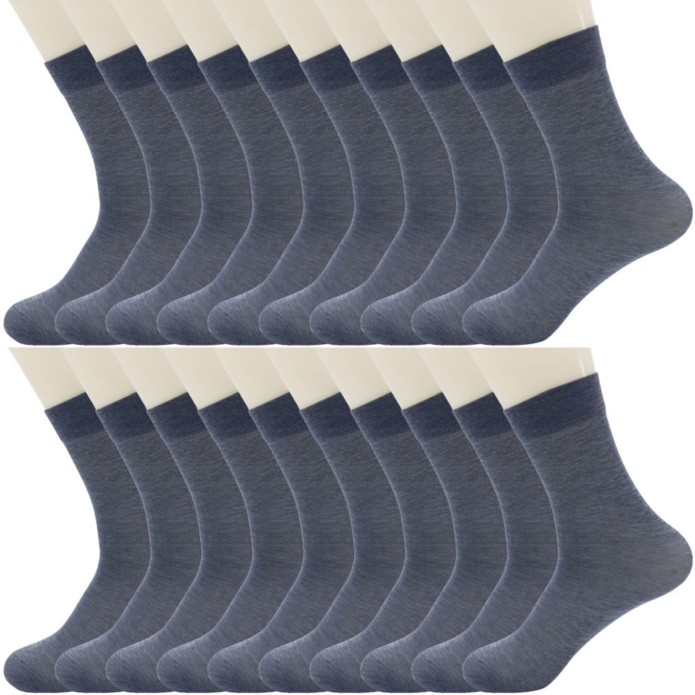 20 Parova Muških Laganih Prozračnih Čarapa do Pola Listova - Slika 6