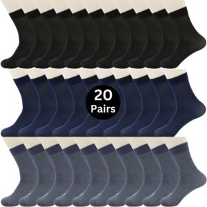 20 Parova Muških Laganih Prozračnih Čarapa do Pola Listova
