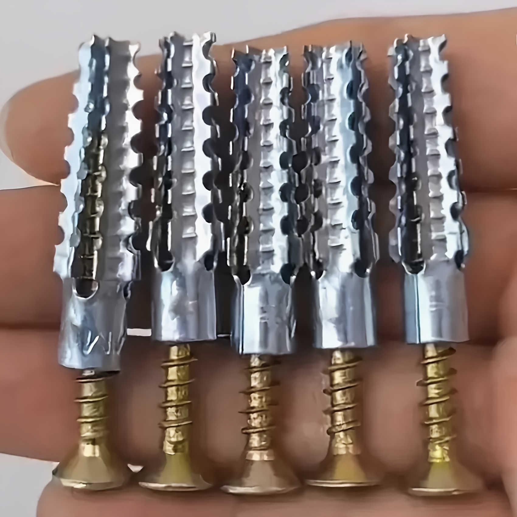 Setovi od 5/50/200 metalnih zupčastih ekspanzionih cevi sa samoreznim šrafovima za bušenje - Slika 6