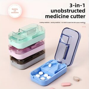 One-In-Two Tablet Cutter Kompaktni Alat za Cepanje Tableta