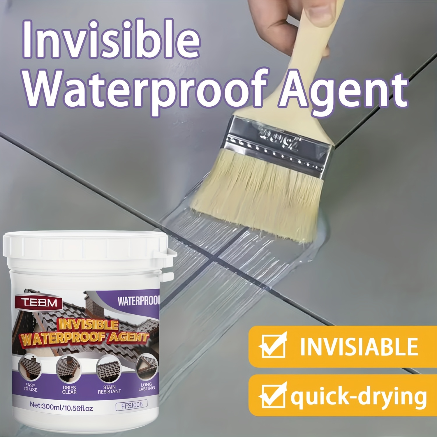 Nevidljivi Vodootporni Agent za Rastafe i Zidne Savove - Slika 4