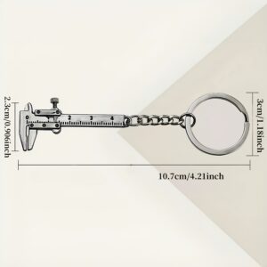 Srebrni Modni Mini Vernier Ključarica