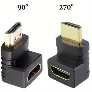 Muški na ženski adapter visoke definicije konverter ugla od 90/270 stepeni