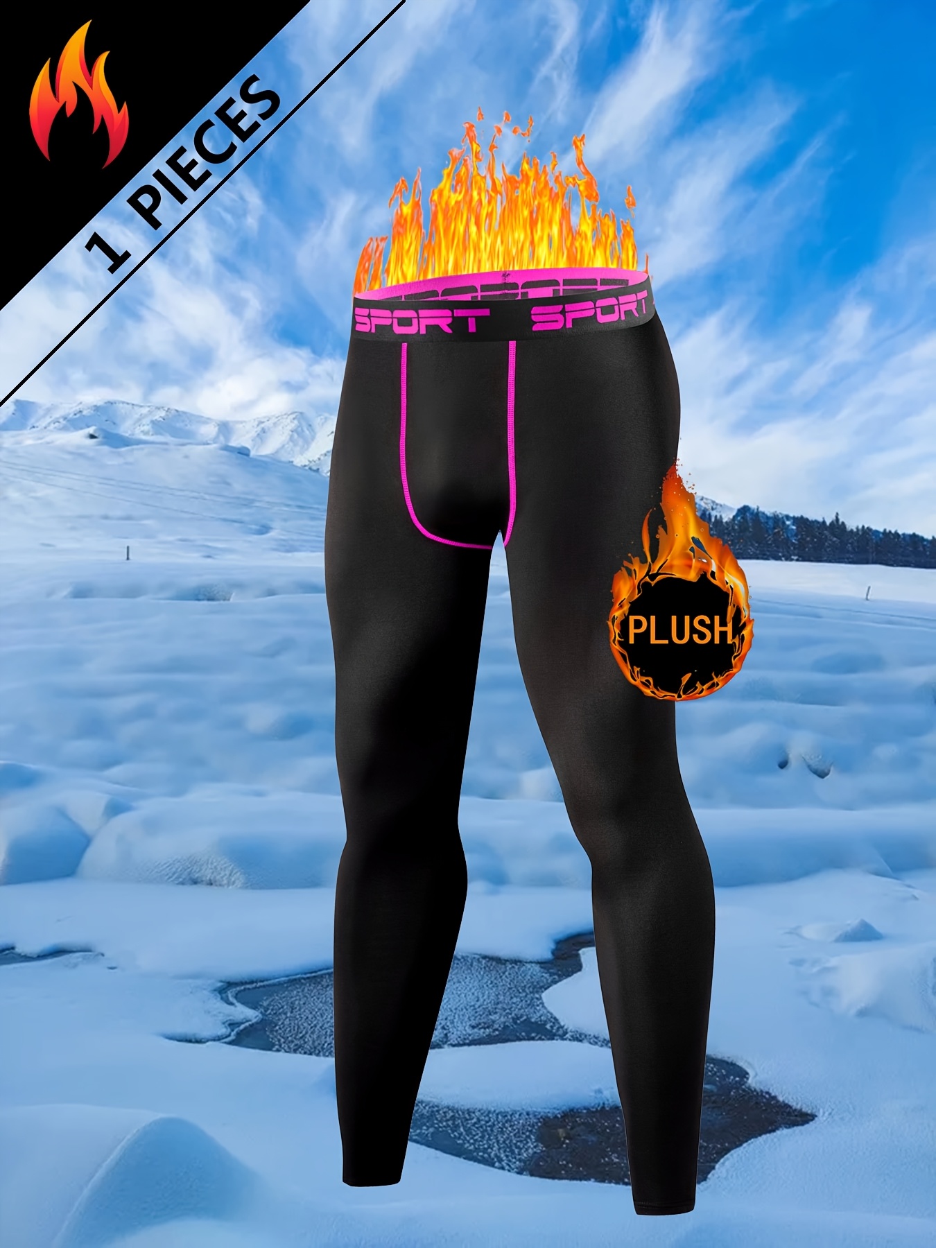 Par Muških Dugih Pantalona sa Postavom od Flisa - Slika 5