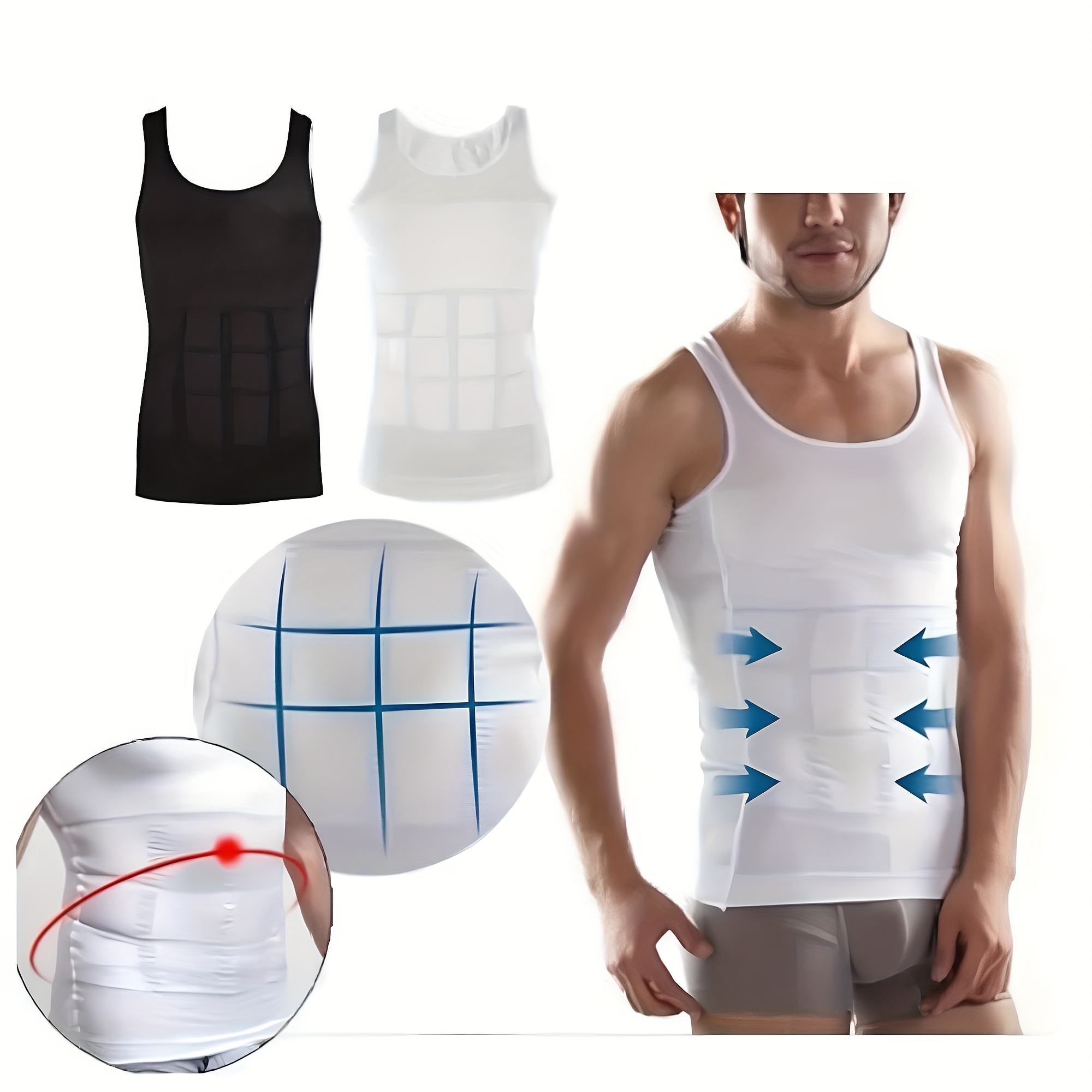 2 komada Muška Kompresiona Majica za Grudi i Stomak - Slika 4