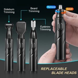 Električni trimer za dlake u nosu i na usima bezbolan