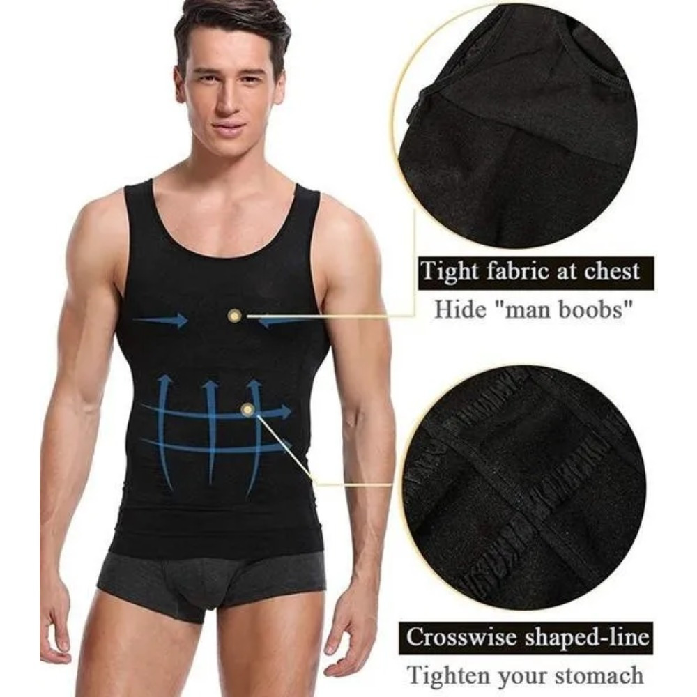 2 komada Muška Kompresiona Majica za Grudi i Stomak - Slika 5