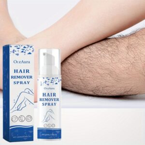 Bočica spreja za depilaciju u stiku koji nežno uklanja dlačice dok hidrira kožu