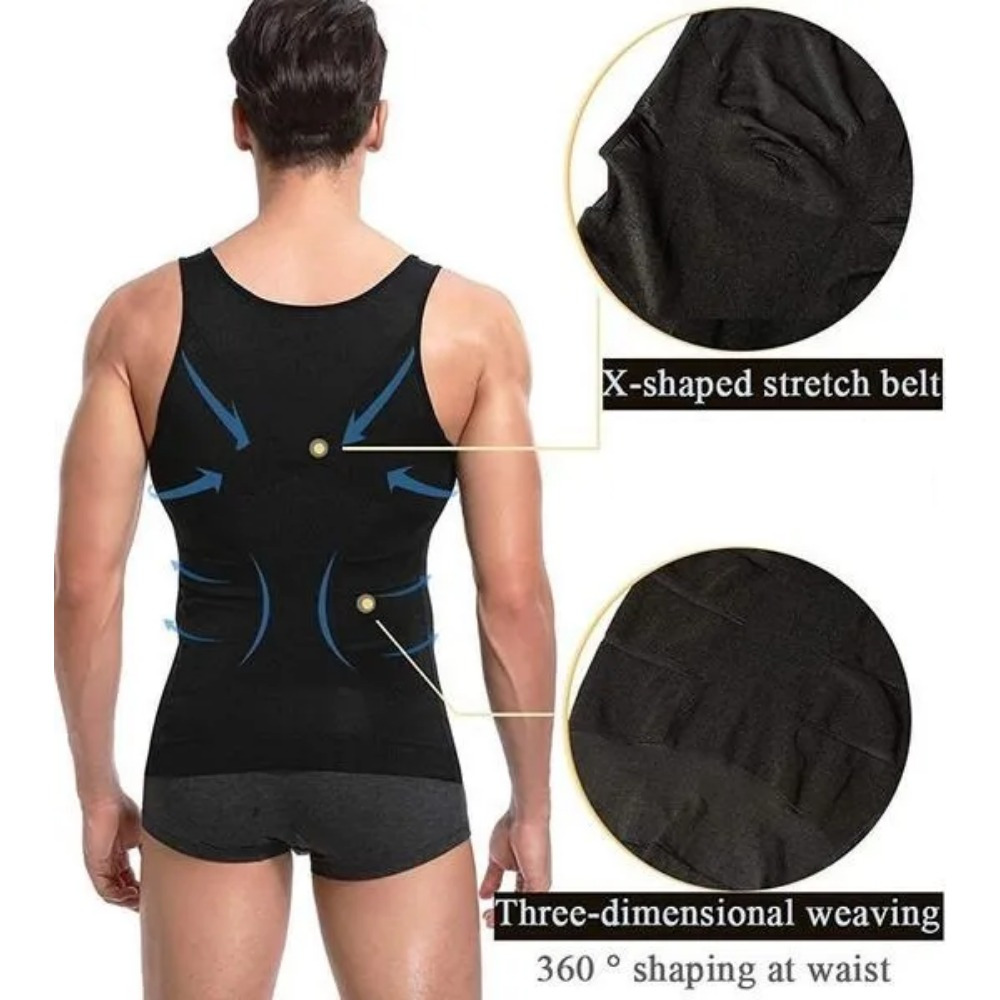 2 komada Muška Kompresiona Majica za Grudi i Stomak - Slika 8