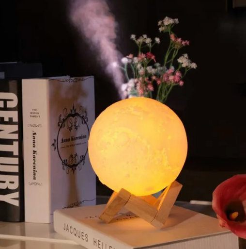 3D Mesec lampa – aroma difuzer - Slika 3