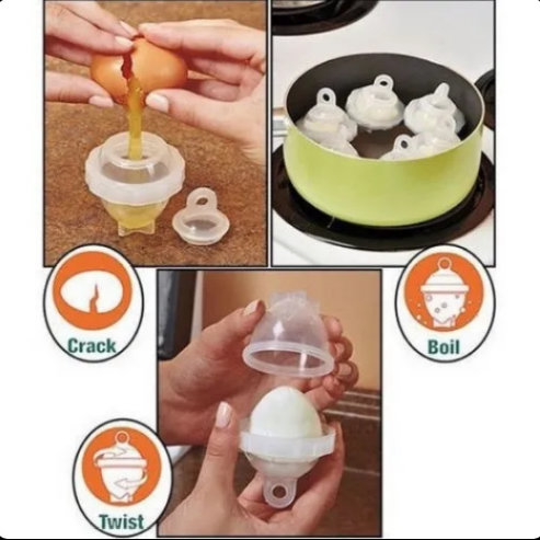 6 Kalupa za kuvanje jaja - Slika 2