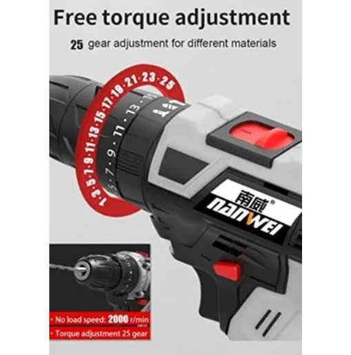 Aku busilica NANWEI 298V set - Slika 2