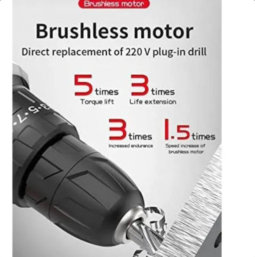 Aku busilica NANWEI 298V set - Slika 6