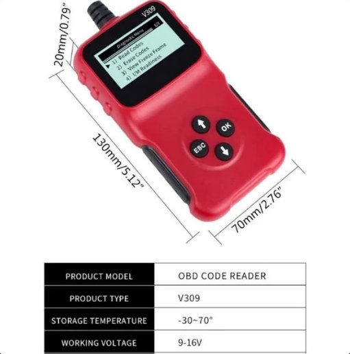 Auto dijagnostika V309 za DTC OBD2 OBDII - Slika 3