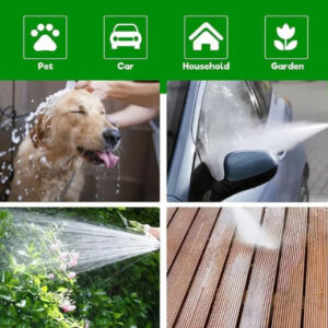 Baštensko crevo sa motalicom i mlaznicom