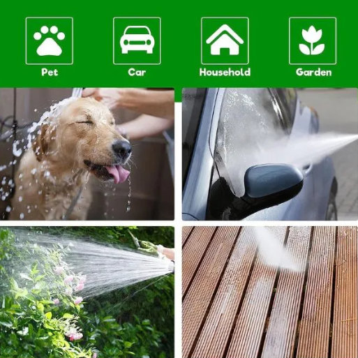 Baštensko crevo sa motalicom i mlaznicom - Slika 2