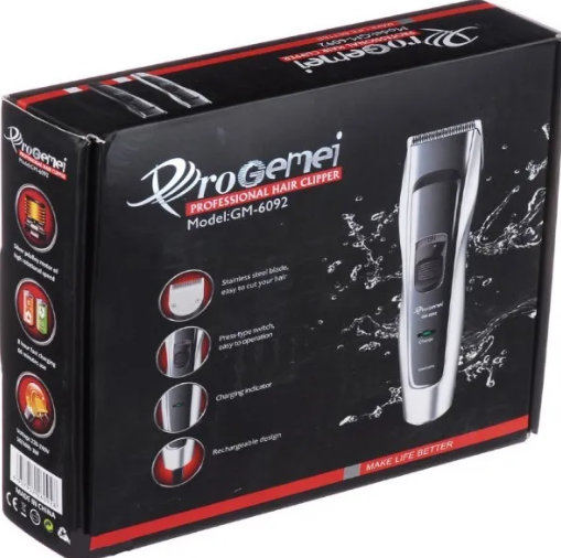 Bežična mašinica-trimer za šišanje Gemei GM 6092 - Slika 2