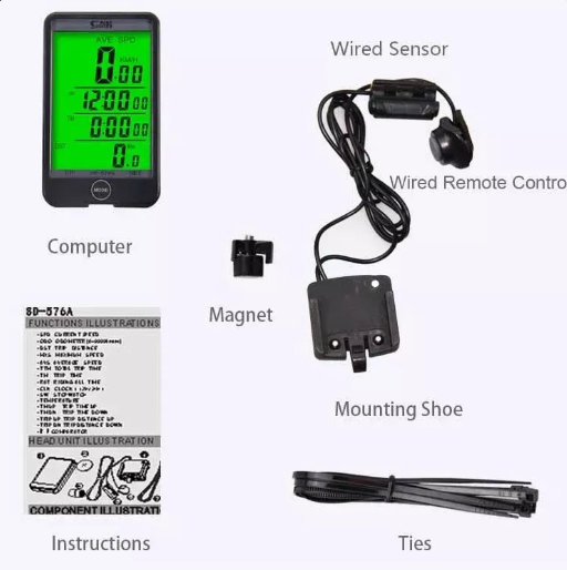 Brzinomer za bicikl SD 576A - Slika 4