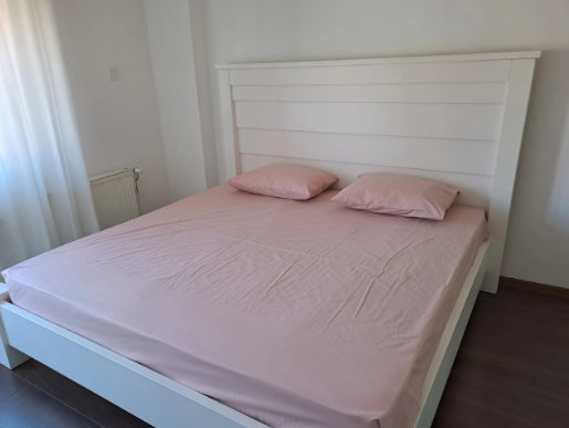 Čaršav Ranforce francuski ležaj Puder roze - Slika 2