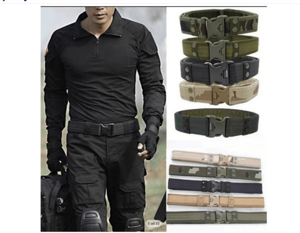 Crni taktički kaiš - Slika 2