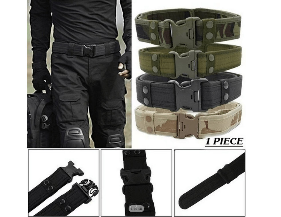 Crni taktički kaiš - Slika 4