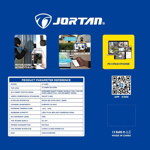 Dual smart kamera JT 8293 - Slika 5