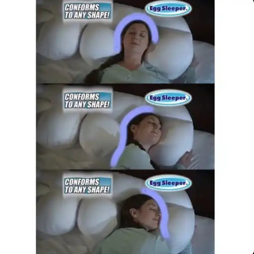 Egg Sleeper Jastuk oblak - Slika 2