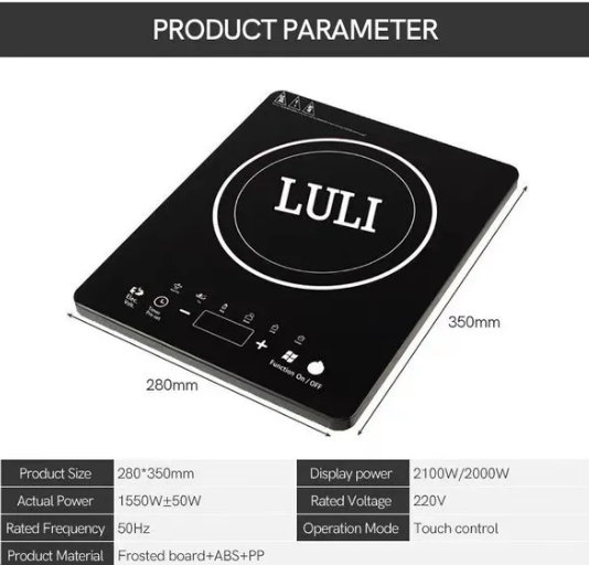 Indukcioni rešo – LULI – Grejna ploča - Slika 5