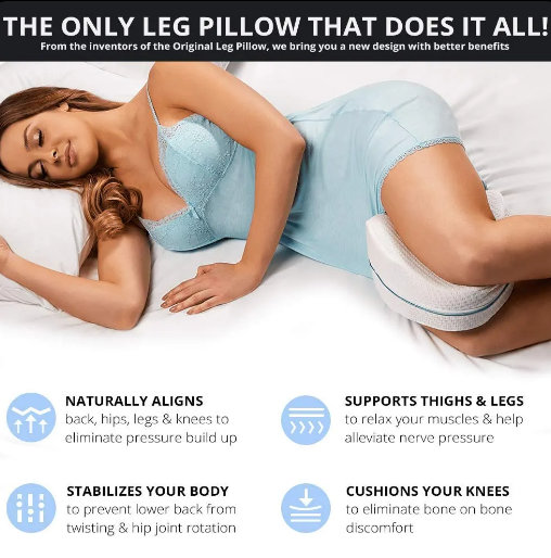 Jastuk za noge i kolena – Ublažava bolove išijasa, leđa, bokova, kolena, zglobova i trudnoće - Slika 3