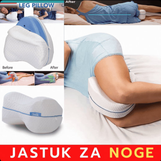 Jastuk za noge i kolena – Ublažava bolove išijasa, leđa, bokova, kolena, zglobova i trudnoće - Slika 4
