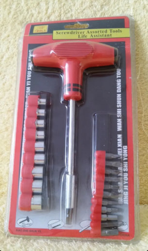 Kljuc nasadni i pinovi T nosac SET 21 kom - Slika 2