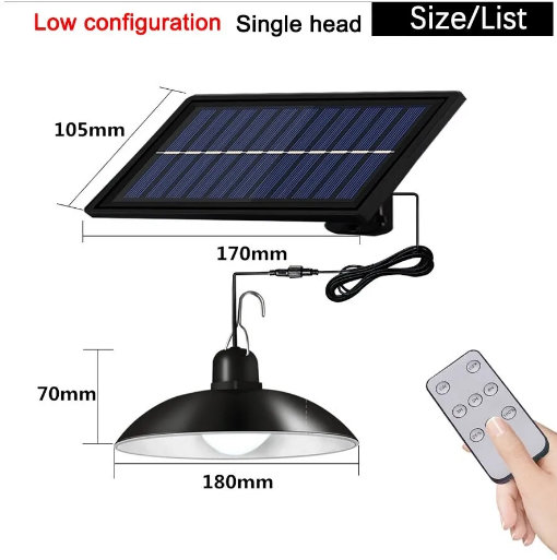 LED lampa sa solarnim panelom XF-707 - Slika 3