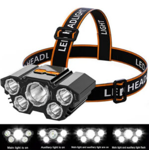 Lampa za glavu sa 5 LED dioda