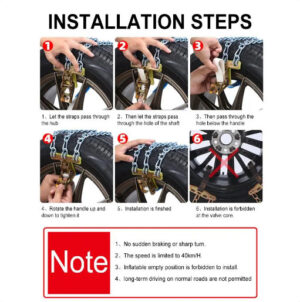 Lanci za sneg – set 165mm-215mm