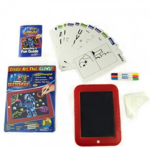 Magična svetleća tabla za crtanje u boji za decu - Slika 3