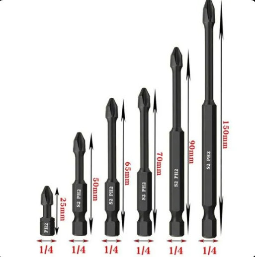 Magnetne burgije set 6 komada - Slika 4