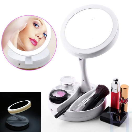 MyFoldAway sklopivo ogledalo sa rasvetom - Slika 3