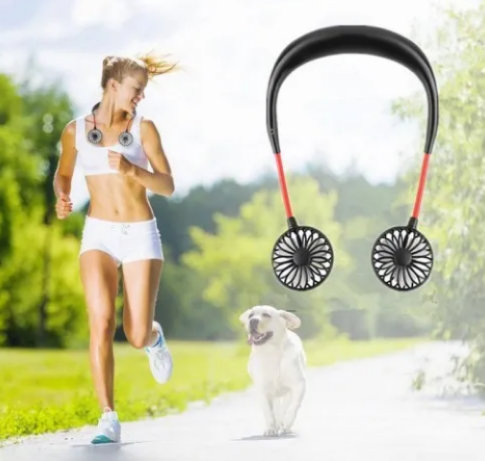 Nosivi sportski ventilator za oko vrata - Slika 3