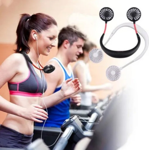 Nosivi sportski ventilator za oko vrata - Slika 4