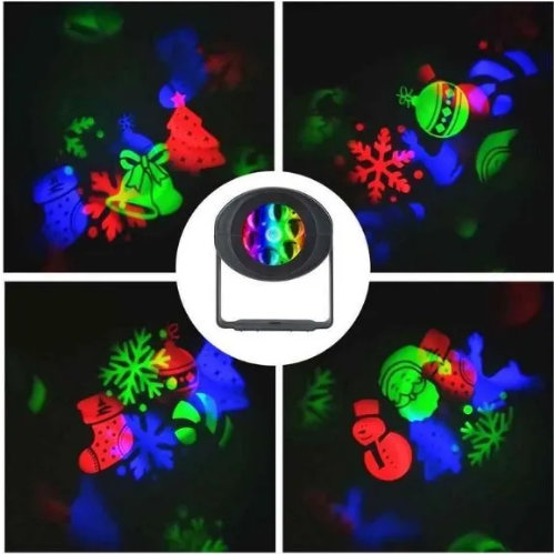 Novogodišnji projektor sa motivima pahulja - Slika 2
