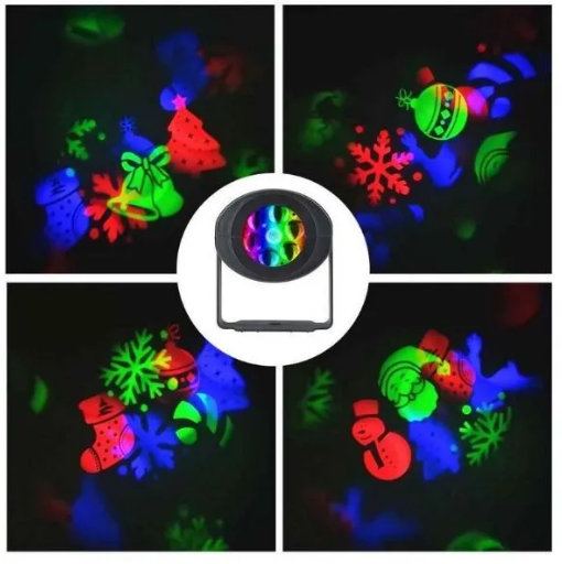 Novogodišnji projektor sa motivima pahulja - Slika 5