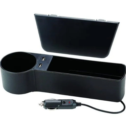 Organizer za auto sa 2 USB ulaza za punjenje - Slika 3