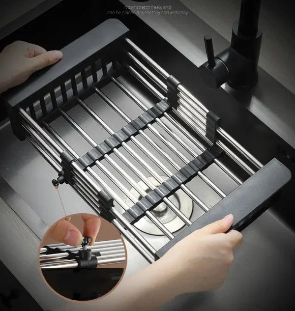 Prenosiva čelična korpa za sudoperu - Slika 2