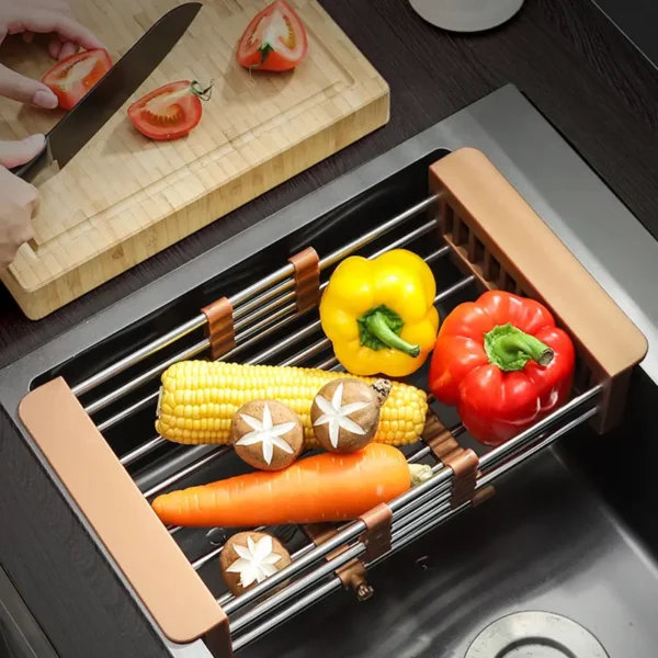 Prenosiva čelična korpa za sudoperu - Slika 3