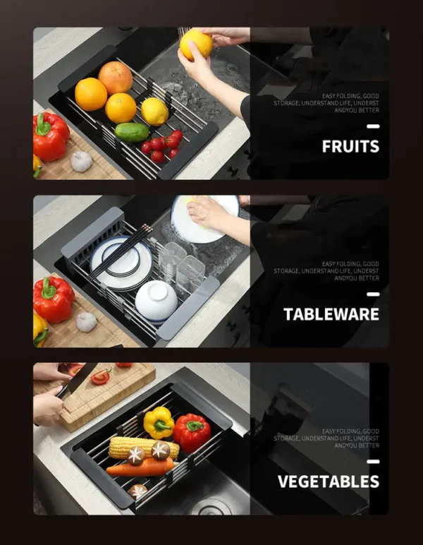 Prenosiva čelična korpa za sudoperu - Slika 6