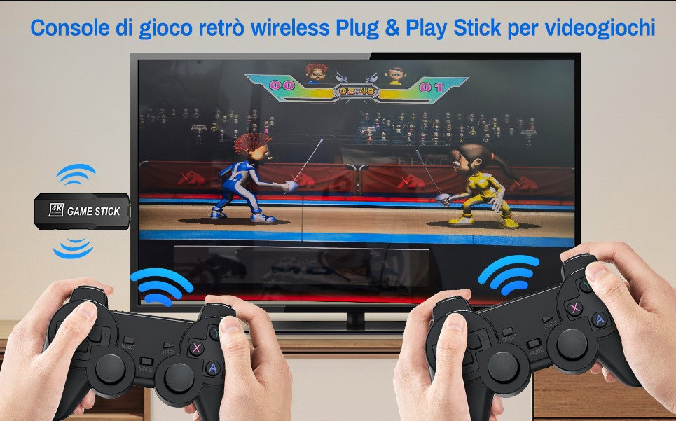 Retro HDMI Konzola Sa 2 Bezicna Dzojstika - Slika 11