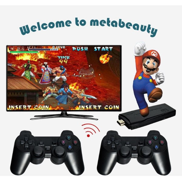 Retro HDMI Konzola Sa 2 Bezicna Dzojstika - Slika 18