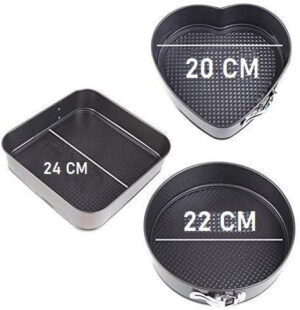 Set kalupa za torte – 3kom