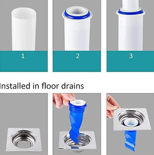 Silikonski filter za odvod – blokator neprijatnih mirisa 3kom - Slika 7